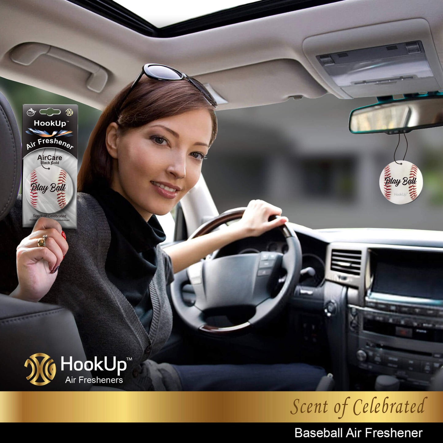 Baseball Air Freshener (2 Pack)