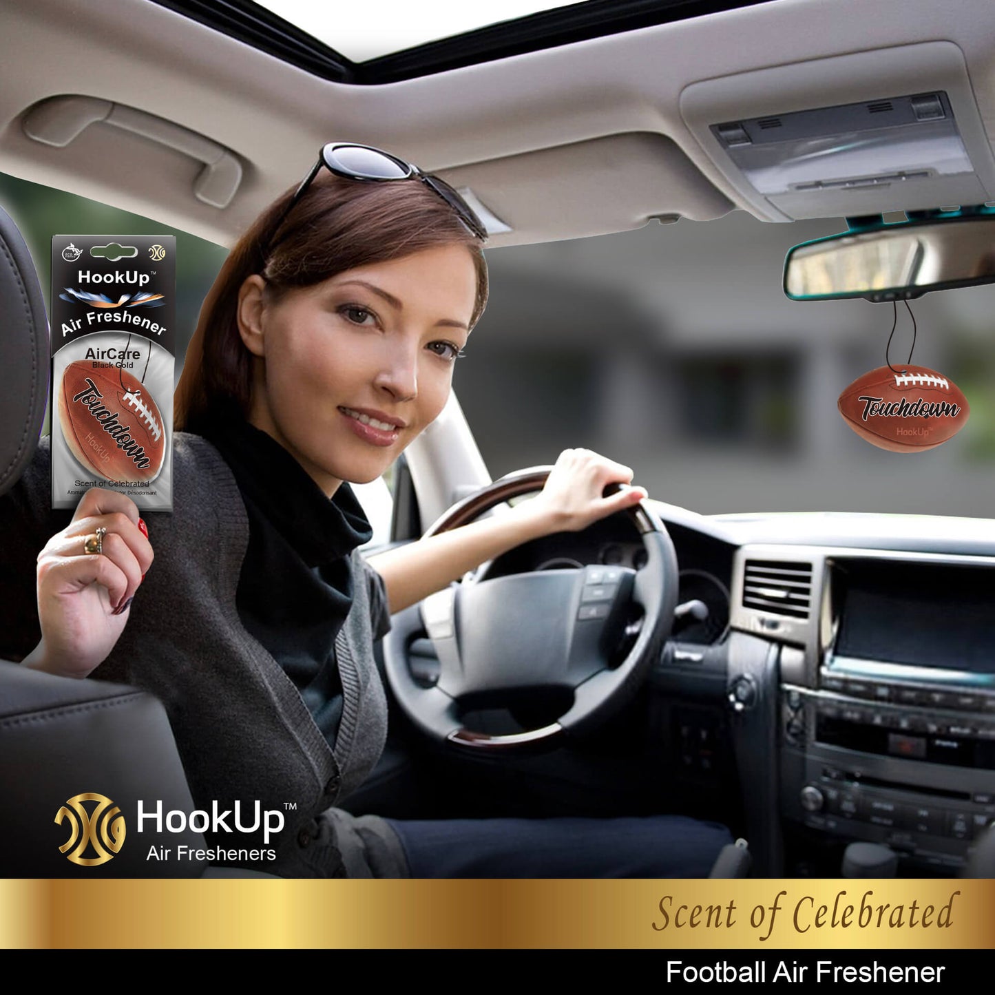 Football Air Freshener (2 Pack)