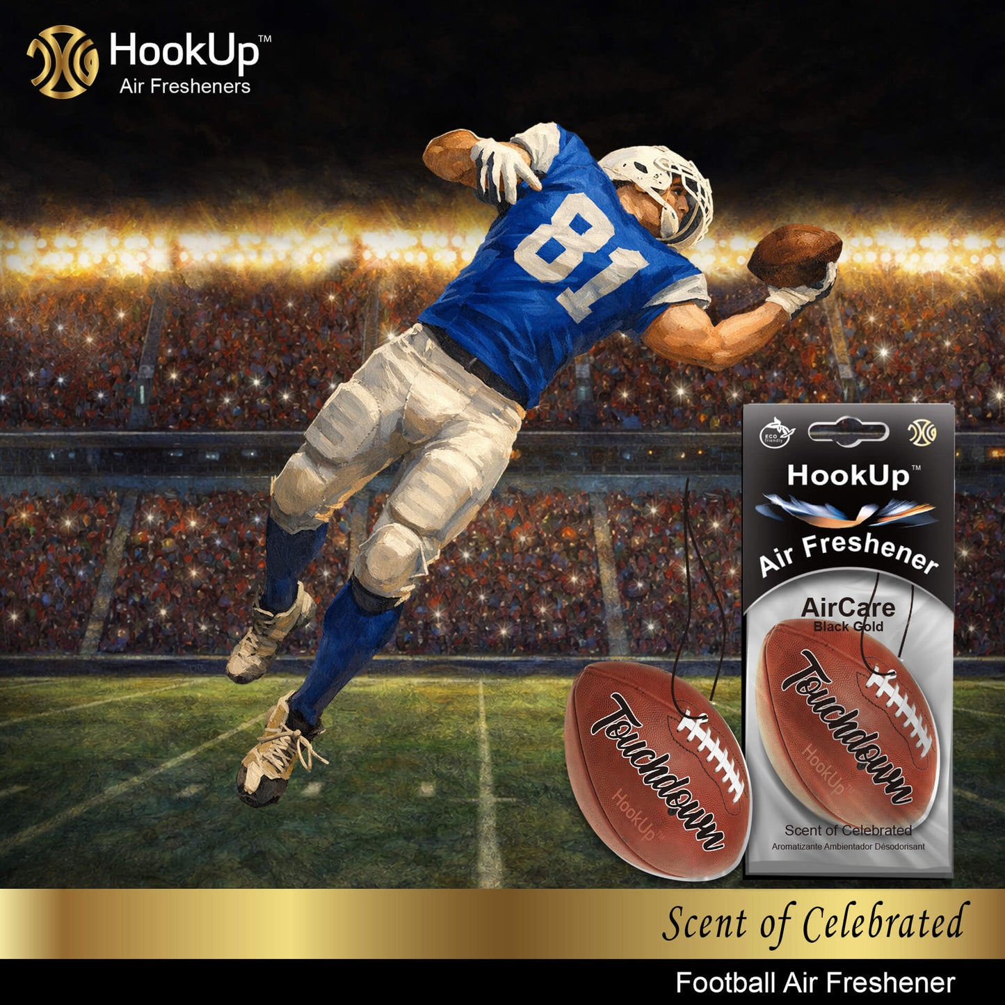 Football Air Freshener (2 Pack)