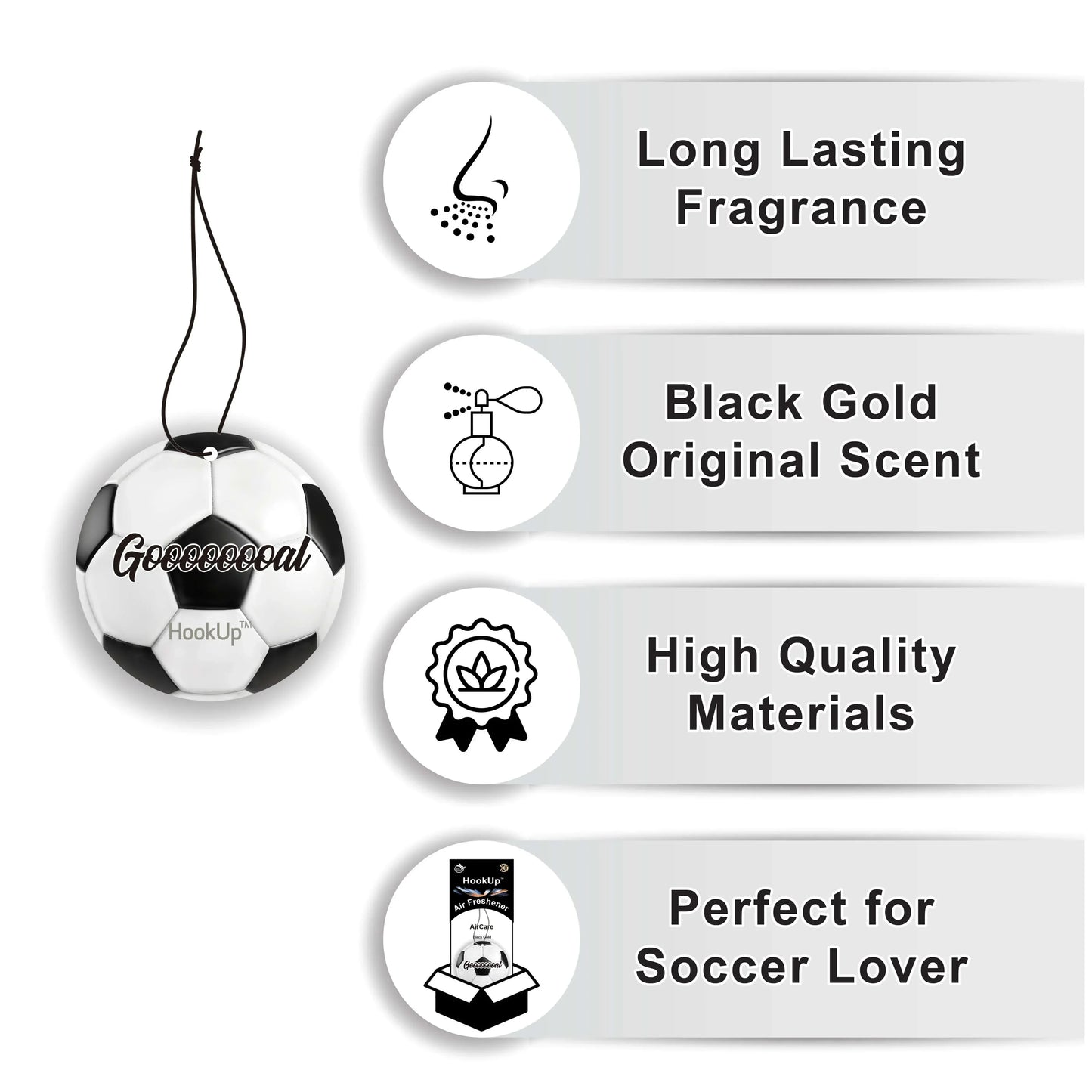 Soccer Air Freshener (10 Pack)