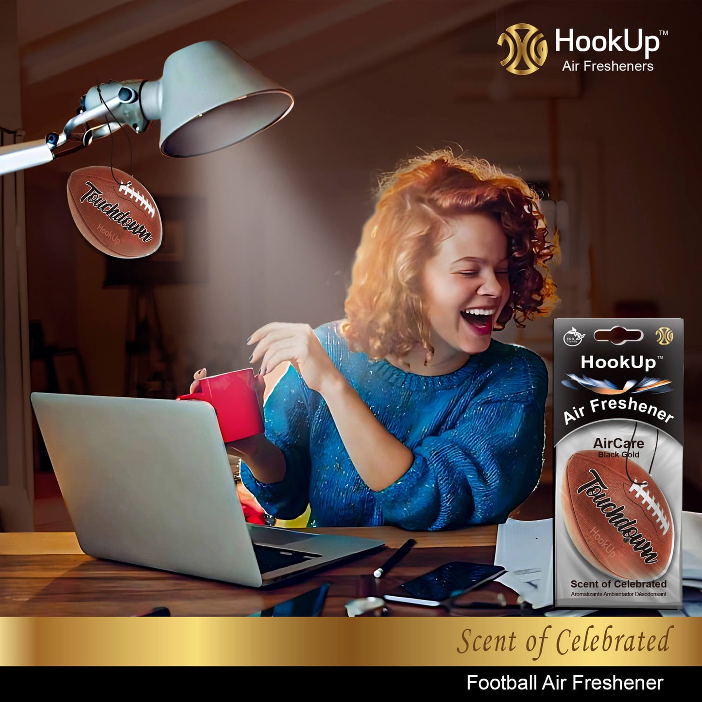 Football Air Freshener (2 Pack)