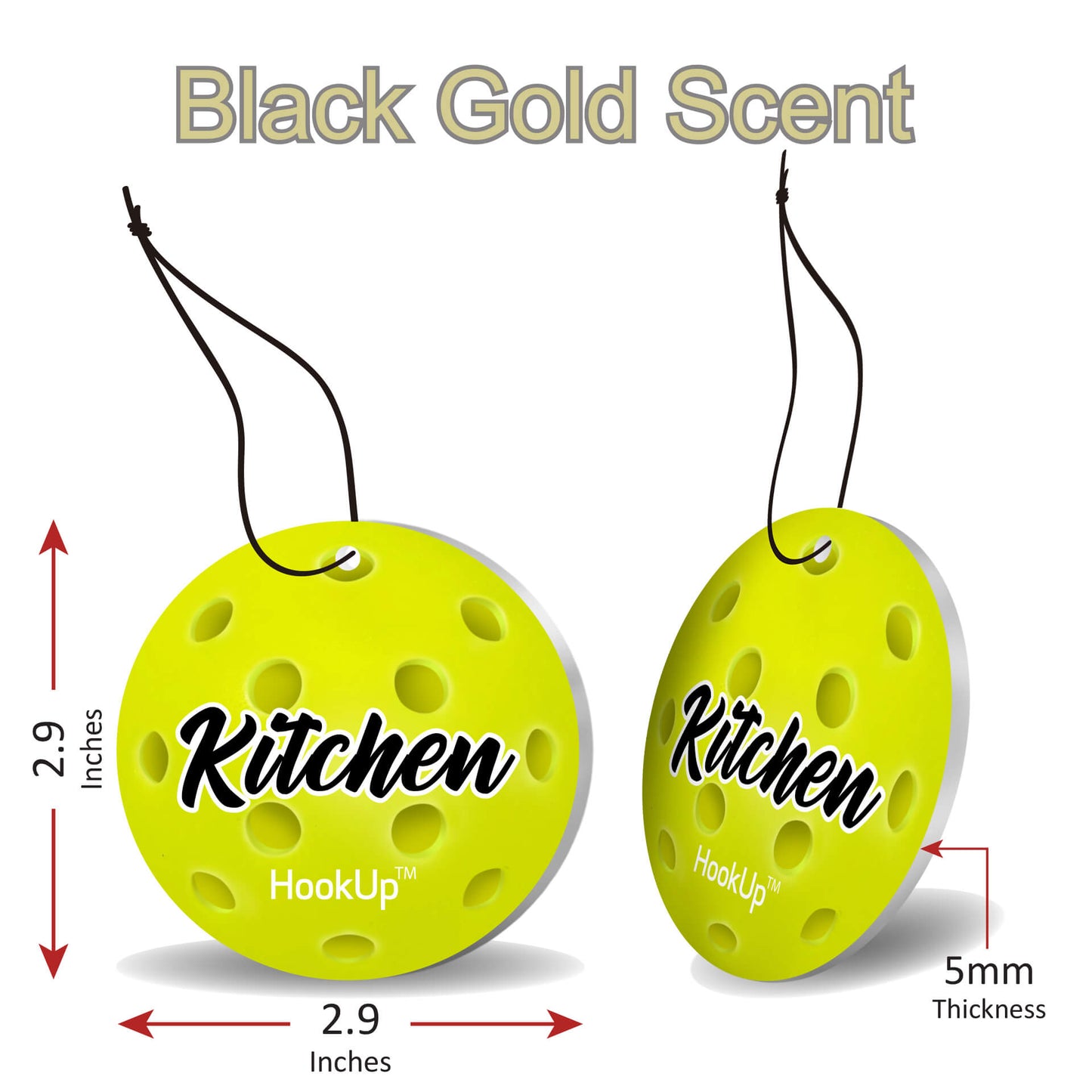 Pickleball Air Freshener (10Pack)