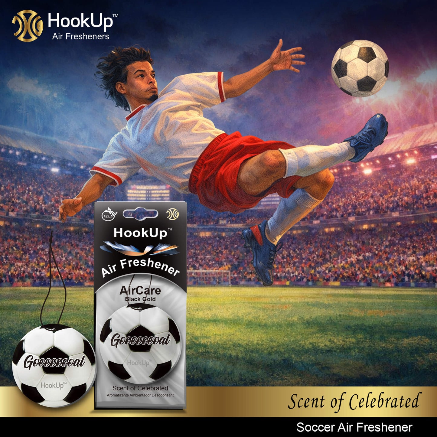 Soccer Air Freshener (10 Pack)