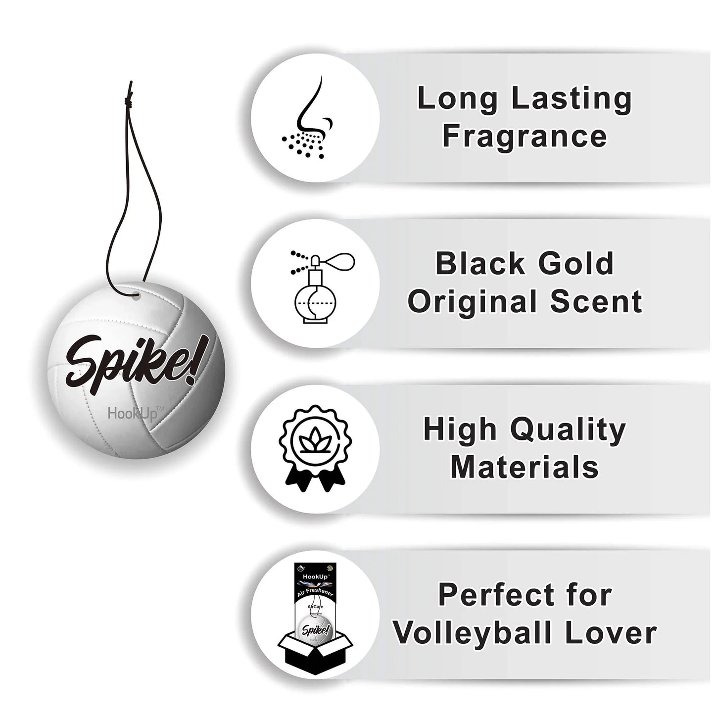 Volleyball Air Freshener (4 Pack)